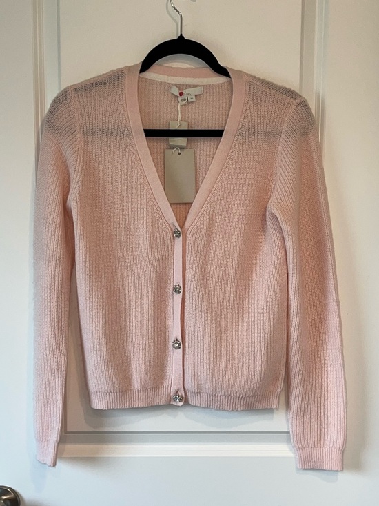 Boden Sweaters - Boden Dainty Feminine Frill Cardigan Baby Pink Women’s Size XS